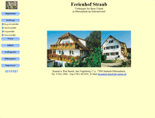 Tablet Screenshot of ferienhof-straub.de